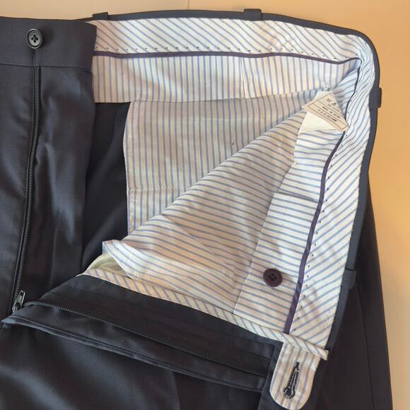 NWT AR18TO Aristo Eighteen Stirling Men’s Unhemmed Dress Pants Size 38 New Blue - Picture 6 of 9